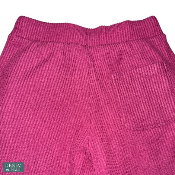 Alo Yoga Muse Sweatpants Raspberry Sorbet XXS Ribbed Cozy Lounge Jogger Pants - Picture 14 of 16